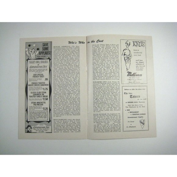King and I Playhouse Theatre Mall Program 1967 New Jersey Kermoyan Dran Hamilton - Picture 5 of 6
